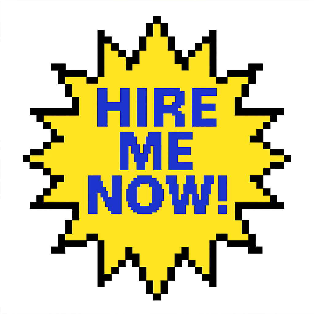 Hire Me Now Badge